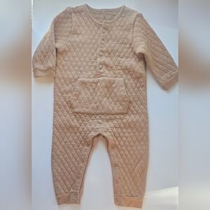 George Quilted Beige Kids One Piece ❣️NO FEET❣️ Size 18-24 Months